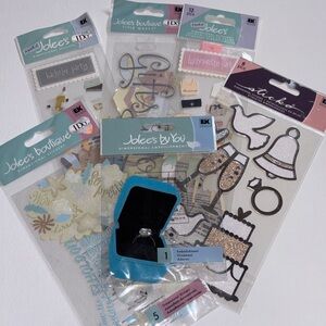Jolee's Boutique Wedding Dimensional Embellishments Set Wedding Scrapbook Jolee